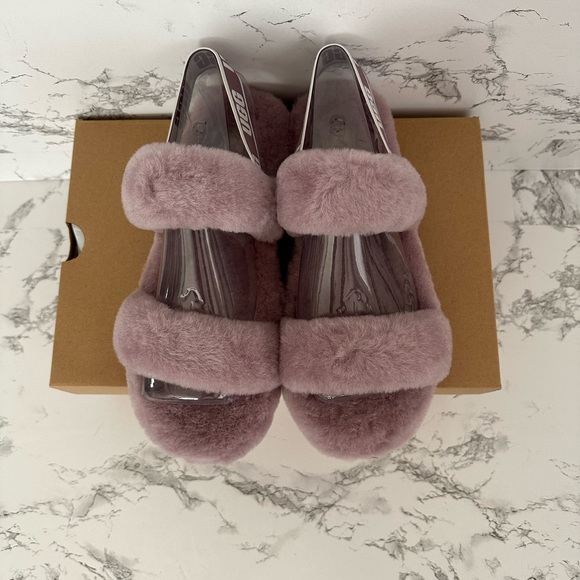 UGG Oh Yeah Slides Slippers Sandals Lavender Purple - Picture 4 of 8